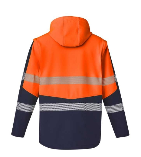 Picture of Syzmik, Unisex Streetworx 2 in 1 Stretch Softshell Taped Jacket